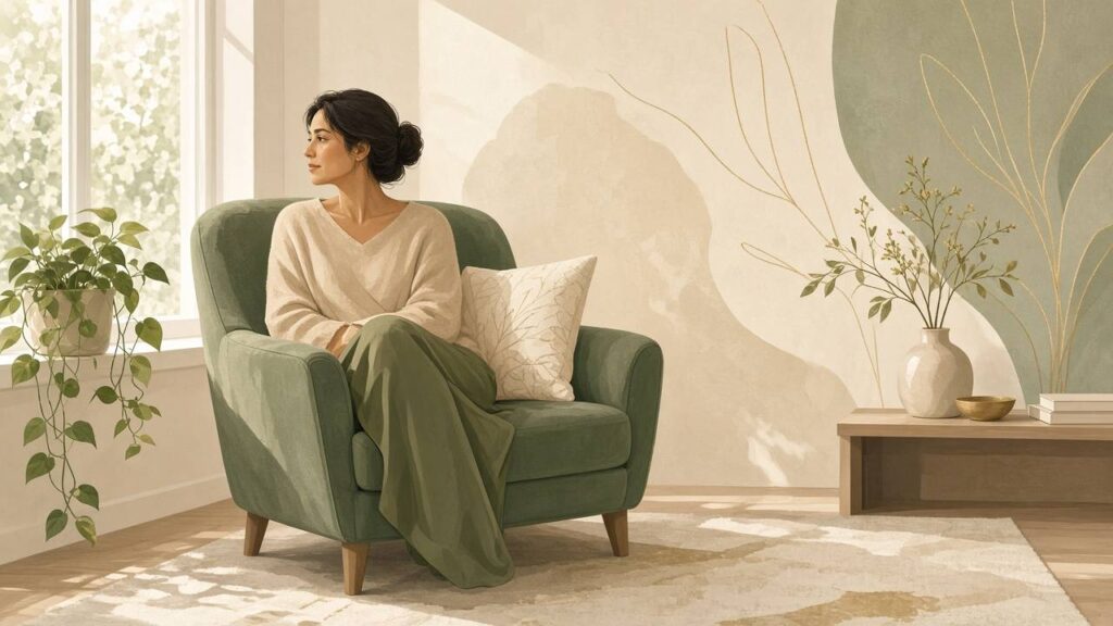 فضای آرام برای شروع درمان افسردگی شدید در زنان